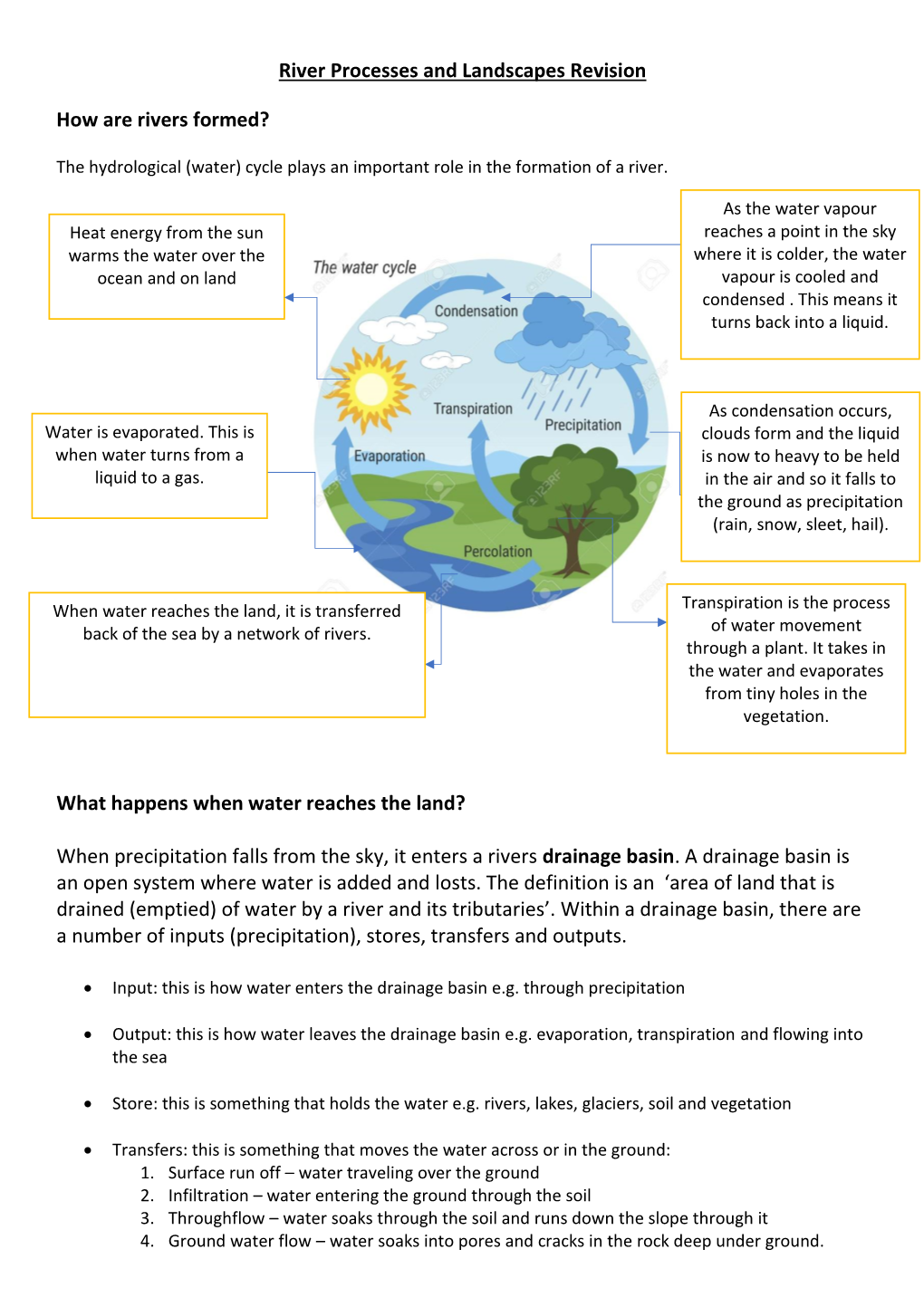 River Processes and Landscape Revision