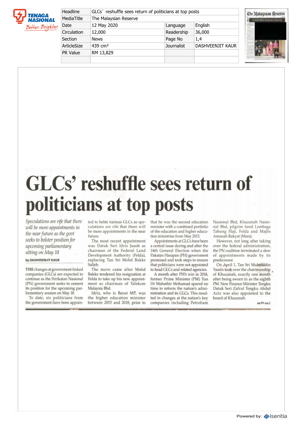 Glcs' Reshuffle Sees Return of Politicians at Top Posts