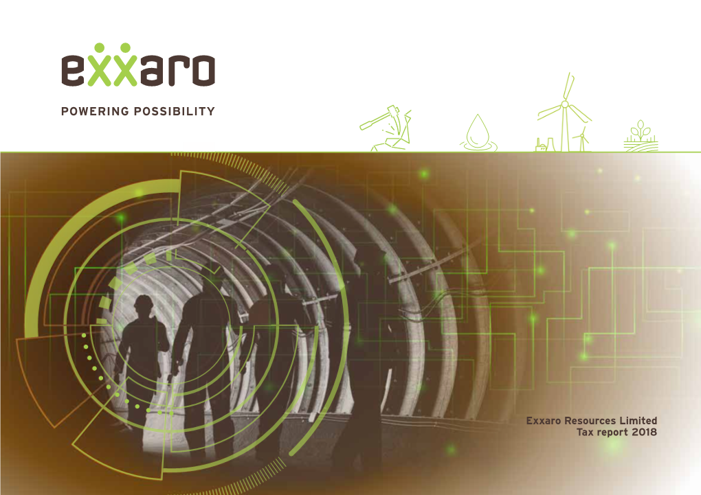 Exxaro Resources Limited Tax Report 2018
