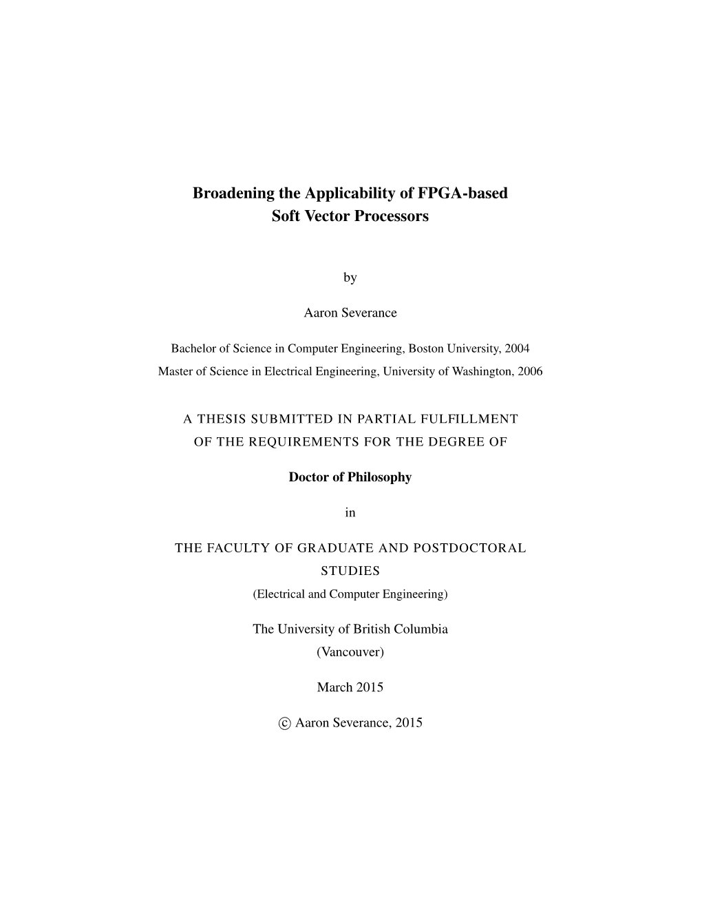 Broadening the Applicability of FPGA-Based Soft Vector Processors