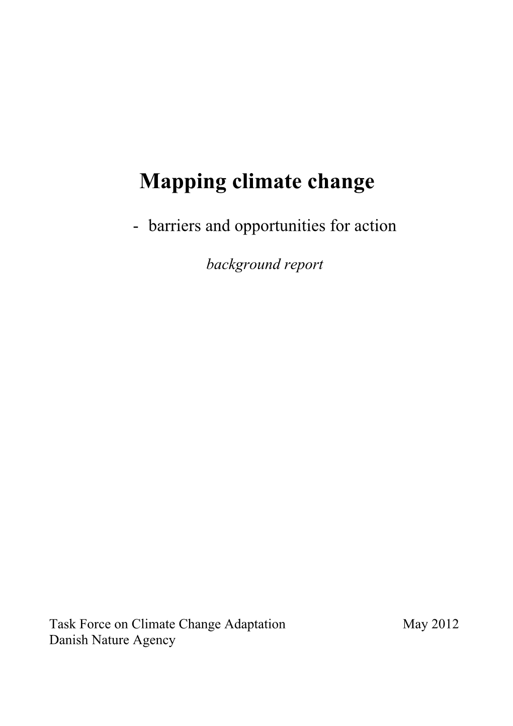 Mapping Climate Change