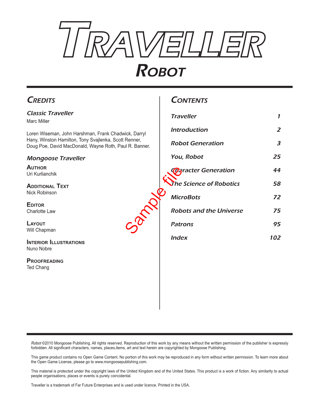 Sample File Index 102 Interior Illustrations Nuno Nobre