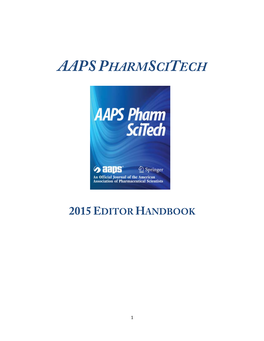 Aaps Pharmscitech