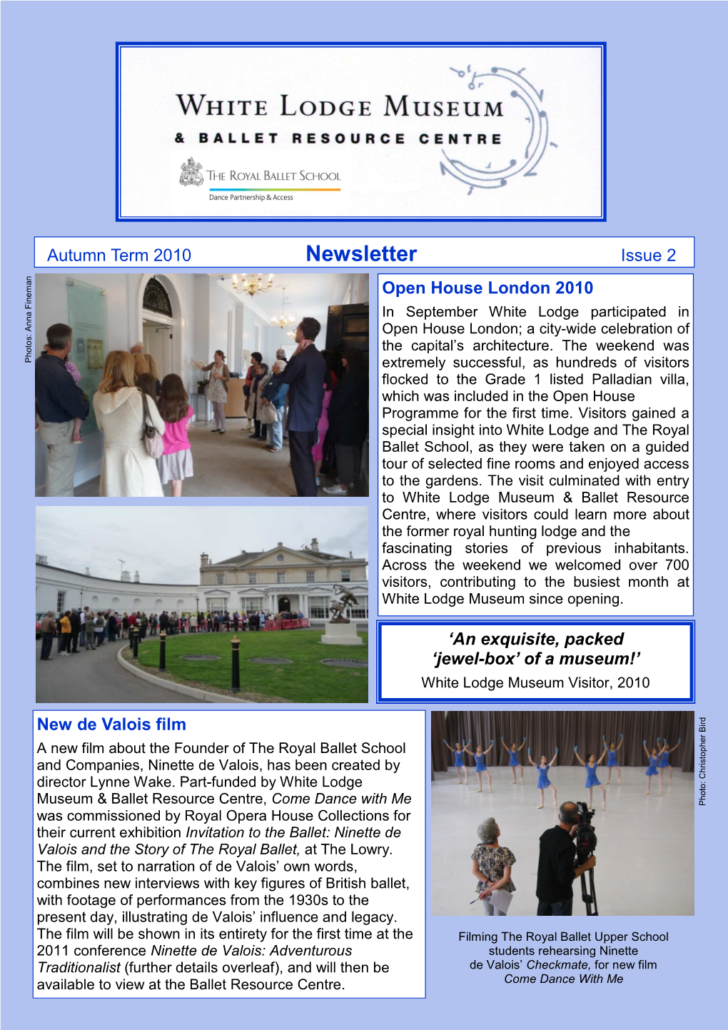 Museum Newsletter Issue 2