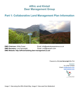 Collaborative Land Management Plan Information