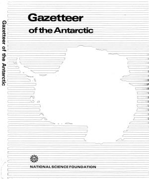 Gazetteer of the Antarctic