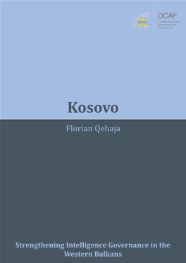 Intelligence Governance in Kosovo