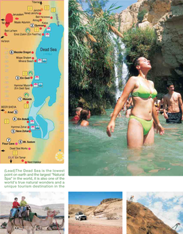 (Lead)The Dead Sea Is the Lowest Point on Earth and the Largest
