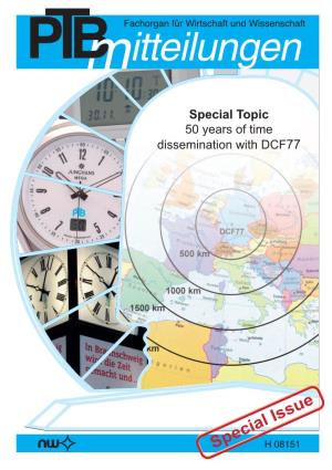 50 Years of Time Dissemination with DCF77