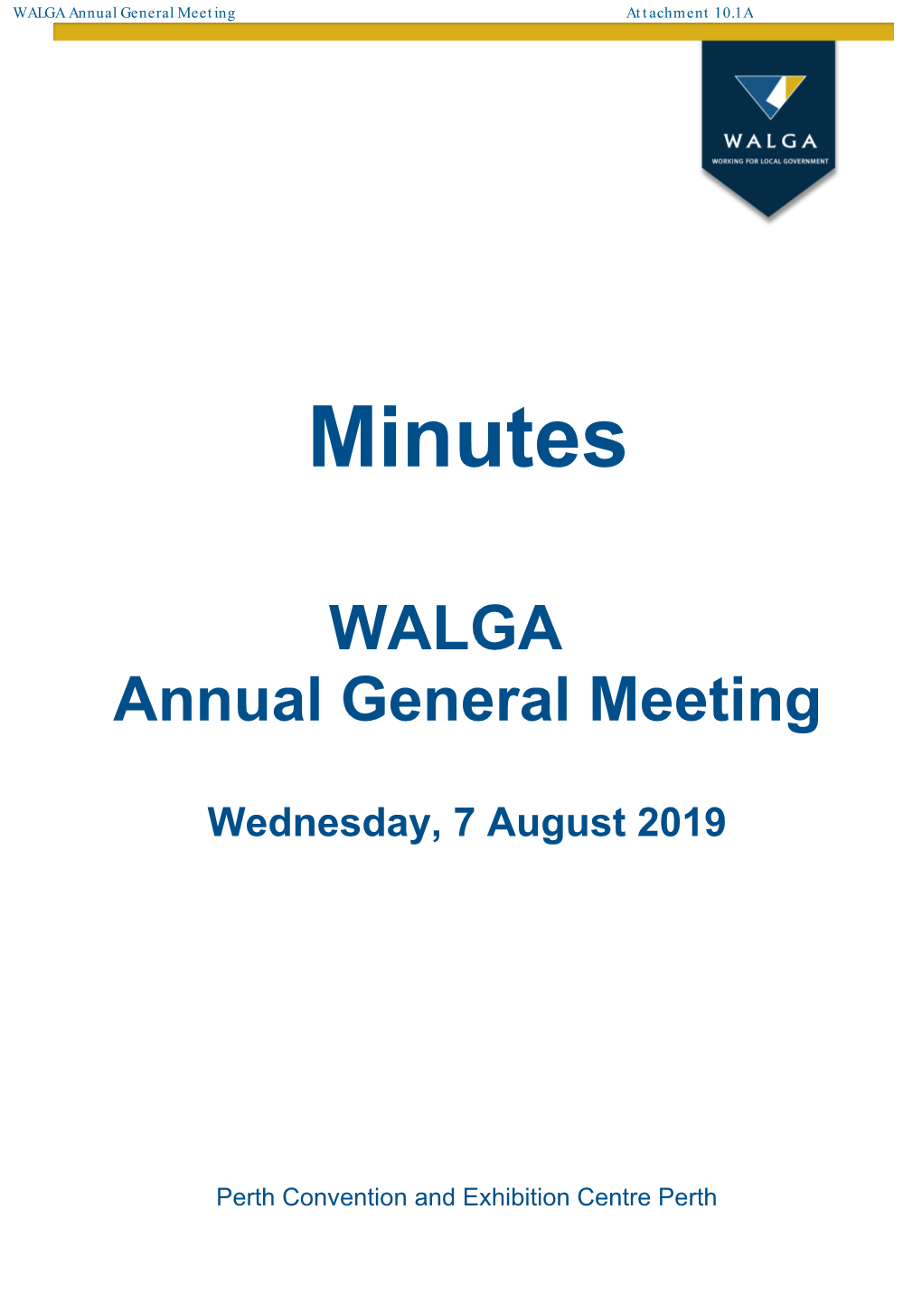 WALGA Annual General Meeting