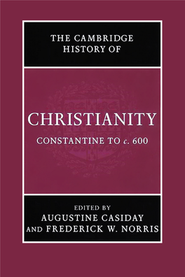 The Cambridge History of CHRISTIANITY