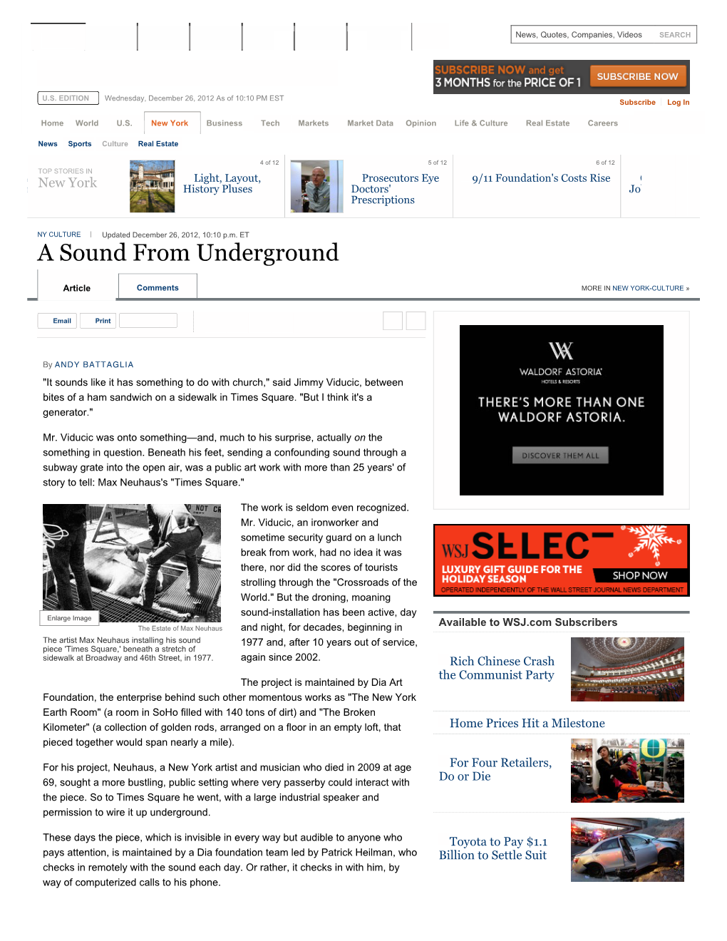 A Sound from Underground