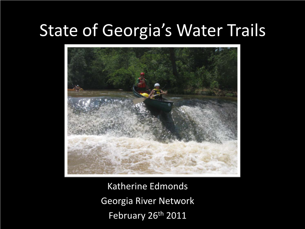 State of Georgia's Water Trails