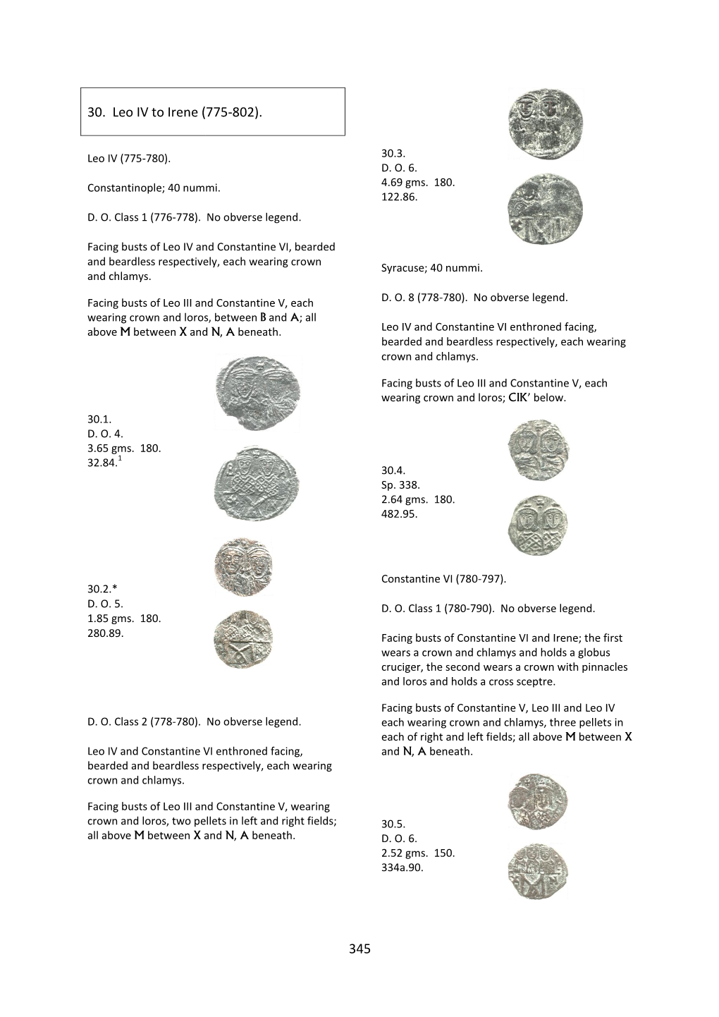 345 30. Leo IV to Irene