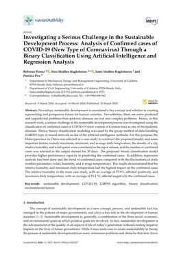 Analysis of Confirmed Cases of COVID-19