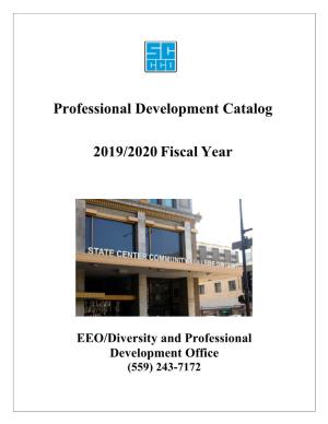 2019-2020 Professional Development Catalog