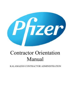 Contractor Orientation Manual
