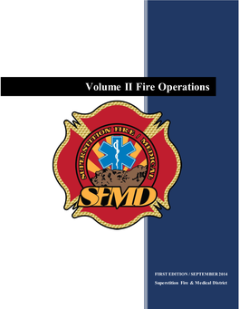 Volume II Fire Operations
