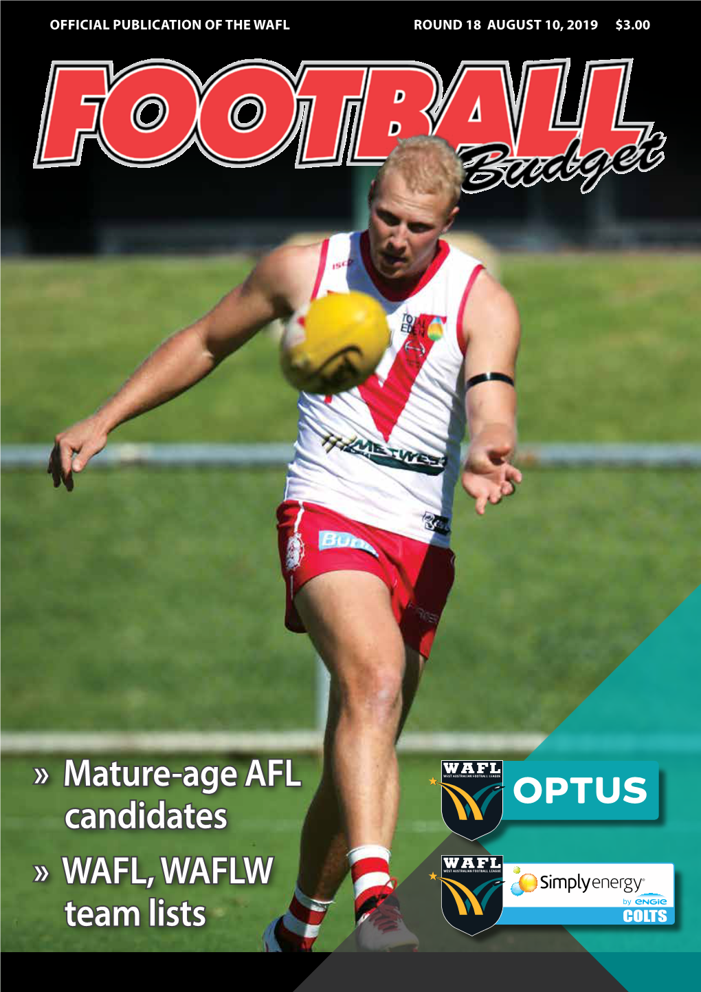 Mature-Age AFL Candidates » WAFL, WAFLW Team Lists Limited Bound Copies of the Football Budget Available for Sale