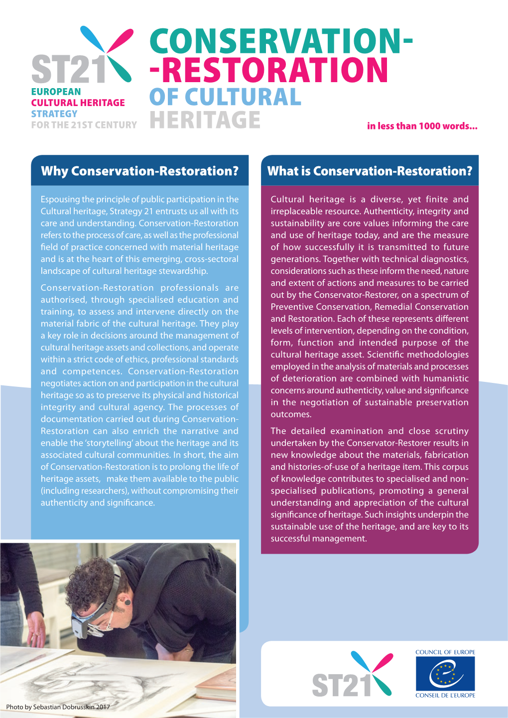 Conservation-Restoration of Cultural Heritage