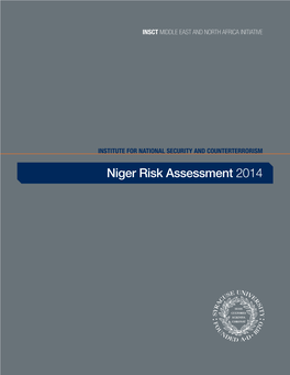 Niger Risk Assessment 2014 INSCT MIDDLE EAST and NORTH AFRICA INITIATIVE