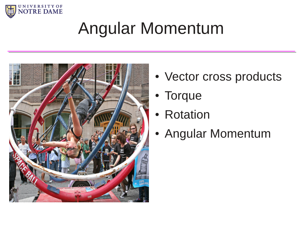 Angular Momentum