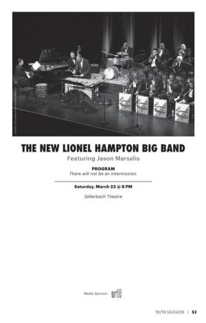 The New Lionel Hampton Big Band of the New Courtesy
