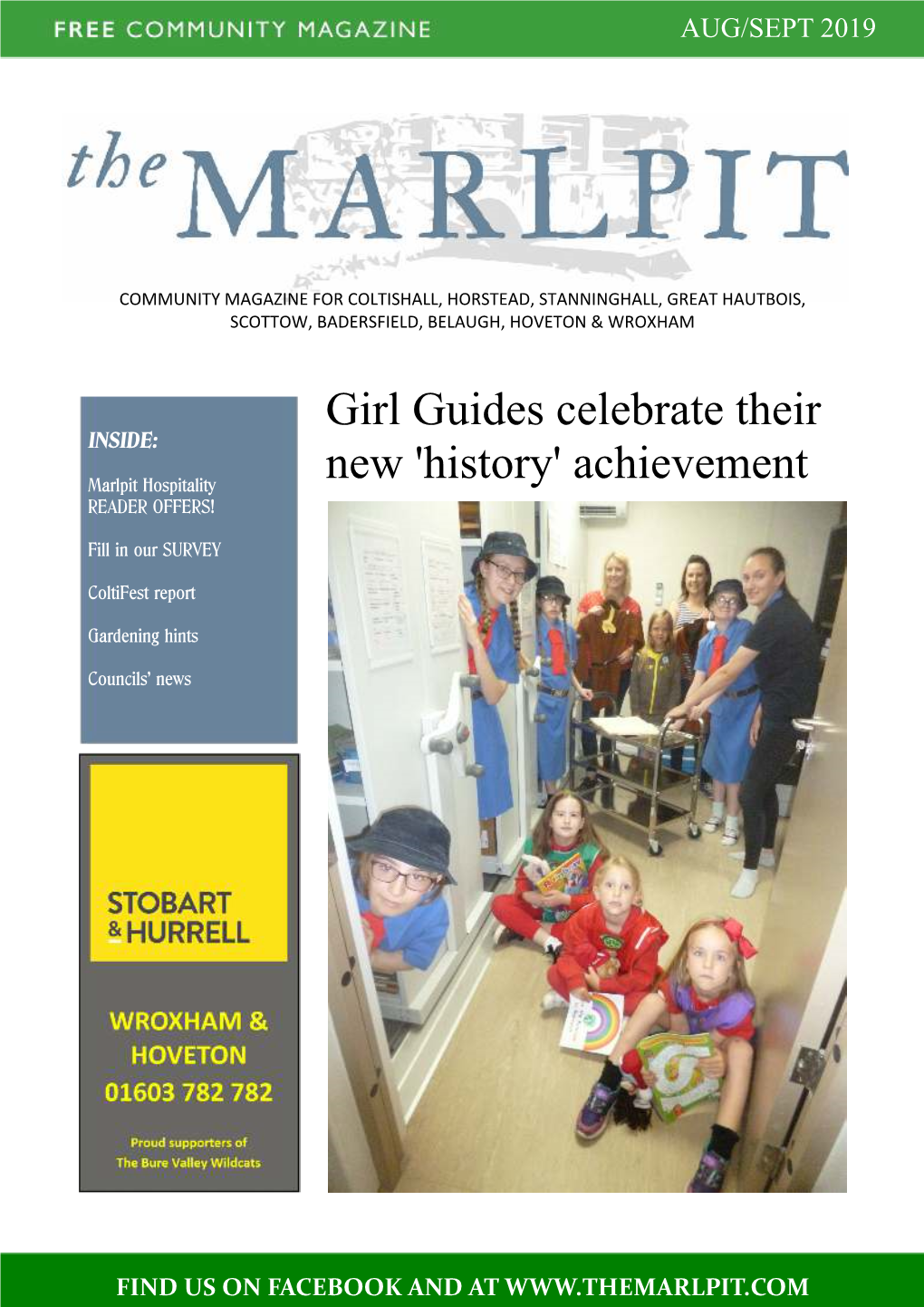 Girl Guides Celebrate Their New 'History' Achievement