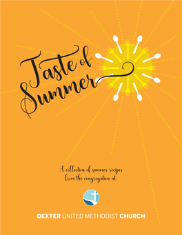 A Collection of Summer Recipes from the Congregation at Table of Contents