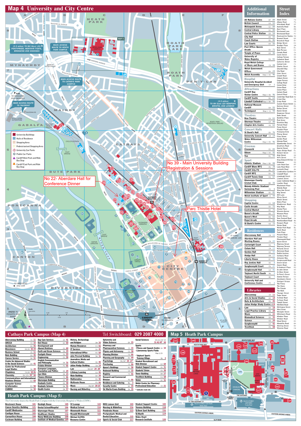 Location Guide for Cardiff University