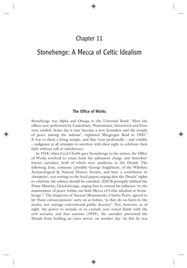 Stonehenge: a Mecca of Celtic Idealism