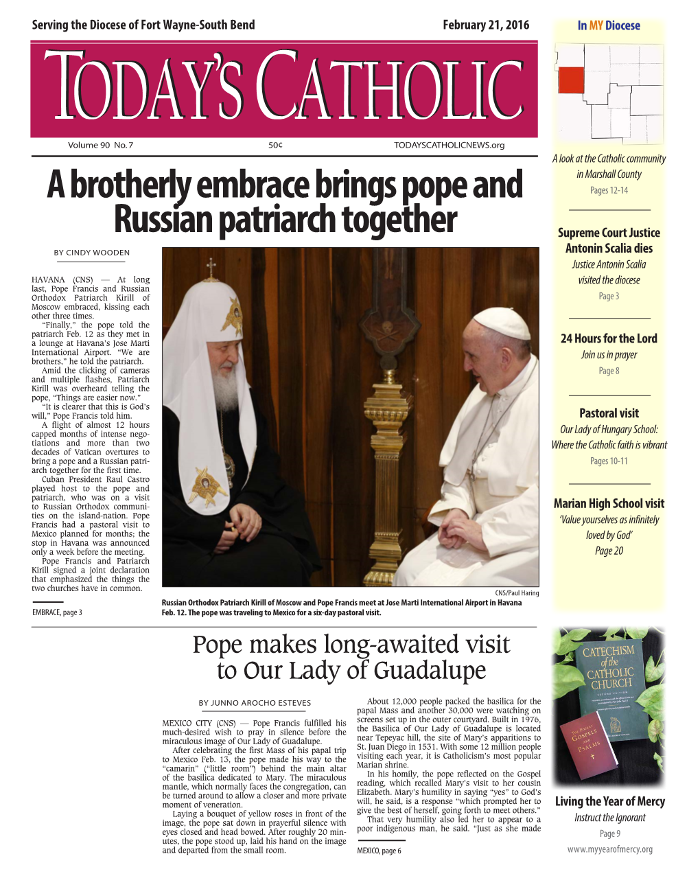 A Brotherly Embrace Brings Pope and Russian Patriarch Together