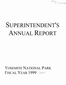 Superintendent's Annual Report