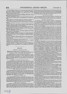 Congressional Record-Senate. January 8