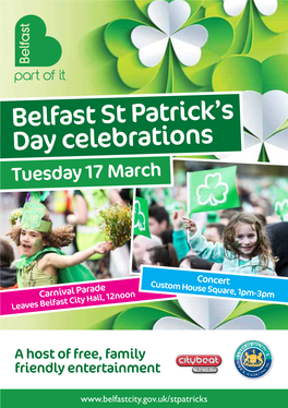Belfast St Patrick's Day Celebrations