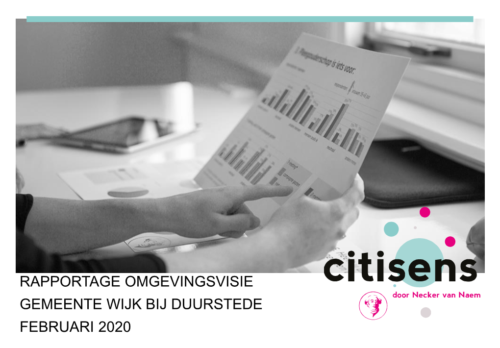 RAPPORTAGE OMGEVINGSVISIE GEMEENTE WIJK BIJ DUURSTEDE FEBRUARI 2020 Inhoudsopgave