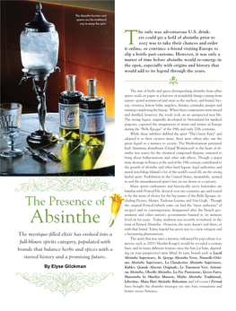 Absinthe Fountain and Spoons Are the Traditional Way to Enjoy the Spirit