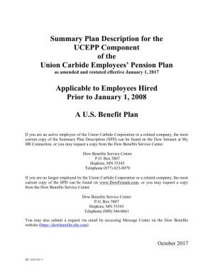 Union Carbide Employees' Pension Plan