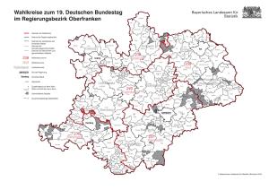 Wahlkreise Zum 19. Deutschen Bundestag Im Regierungsbezirk Oberfranken Ludwigsstadt Tettau