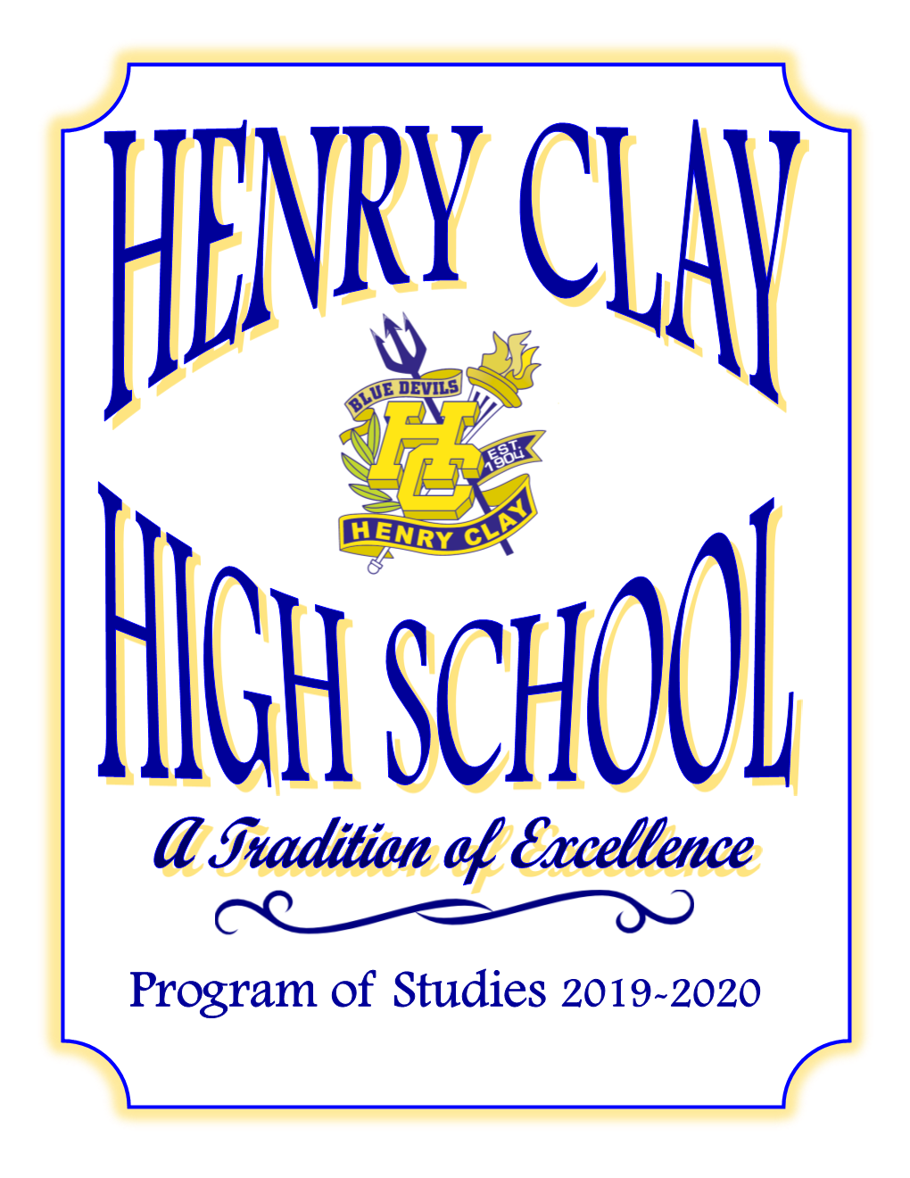 2019-2020 Henry Clay Program of Studies.Pdf