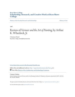 Review of Vermeer and the Art of Painting, by Arthur K. Wheelock, Jr
