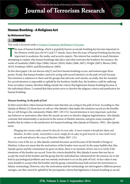 Human Bombing - a Religious Act by Mohammed Ilyas