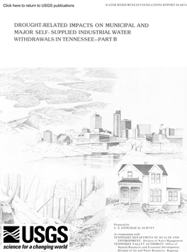 Drought-Related Impacts on Municipal and Major Self- Supplied Industrial Water Withdrawals in Tennessee--Part B