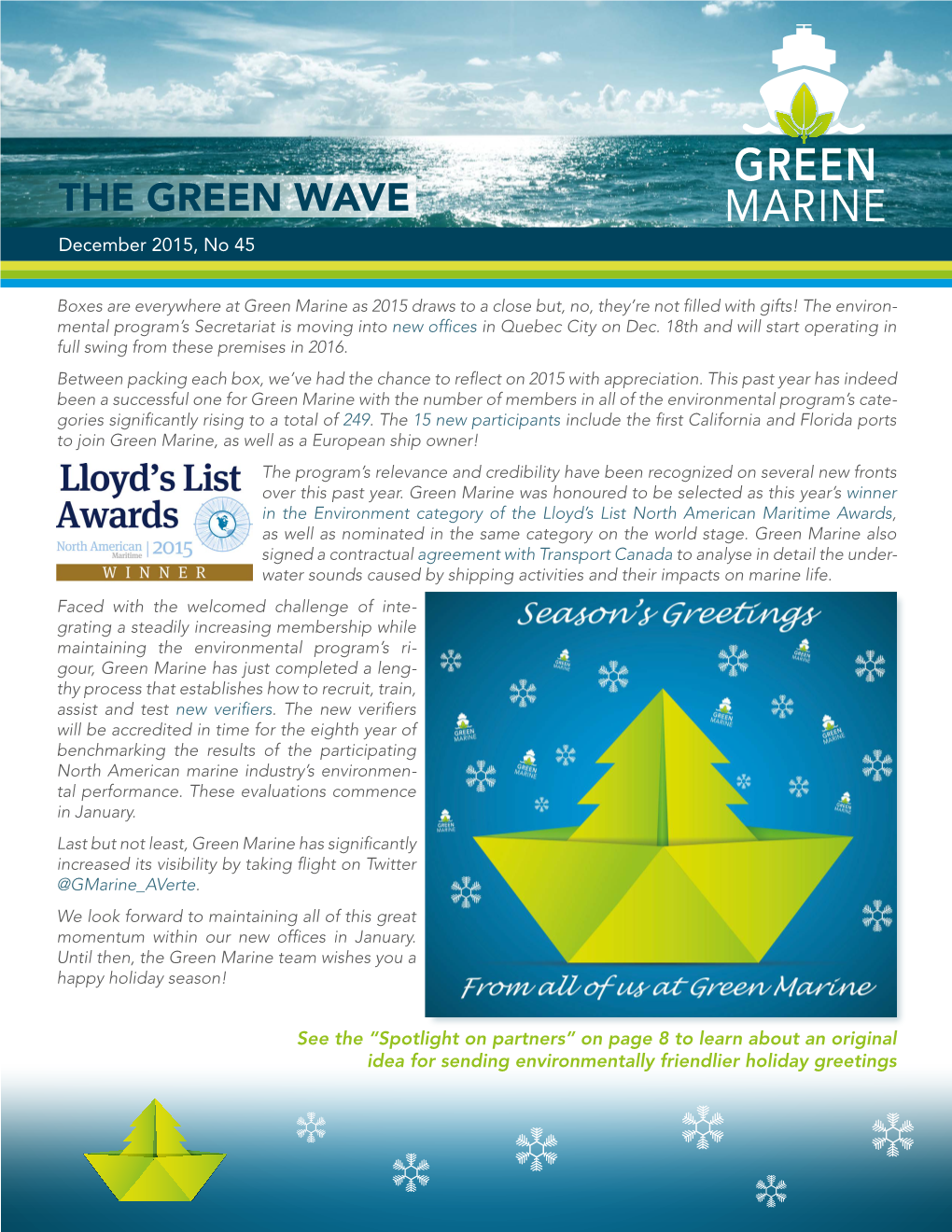 THE GREEN WAVE December 2015, No 45
