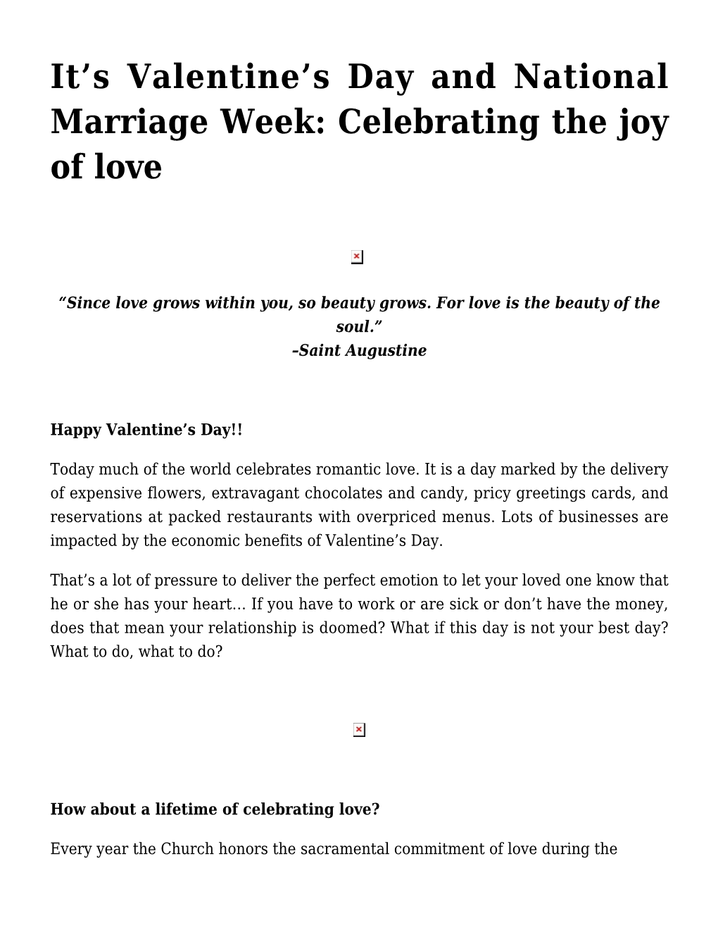 S Day and National Marriage Week: Celebrating the Joy of Love