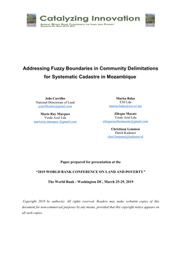 Addressing Fuzzy Boundaries in Community Delimitations For