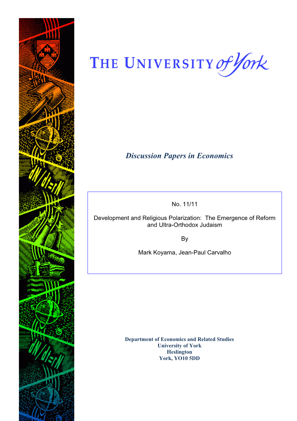 Discussion Papers in Economics