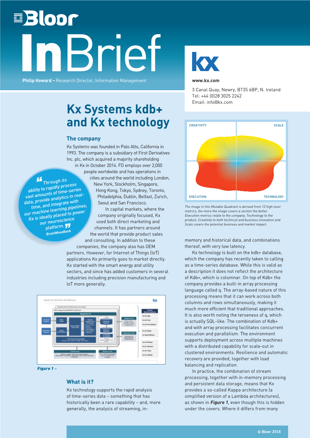 Kx Systems Kdb+ and Kx Technology