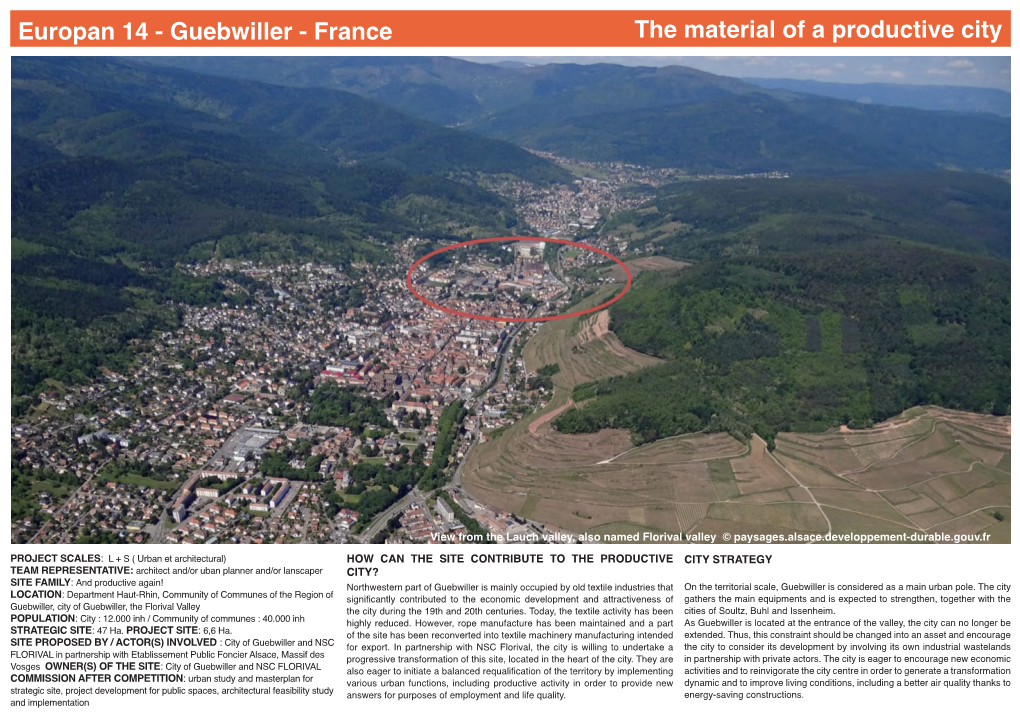 Guebwiller - France the Material of a Productive City 4 193