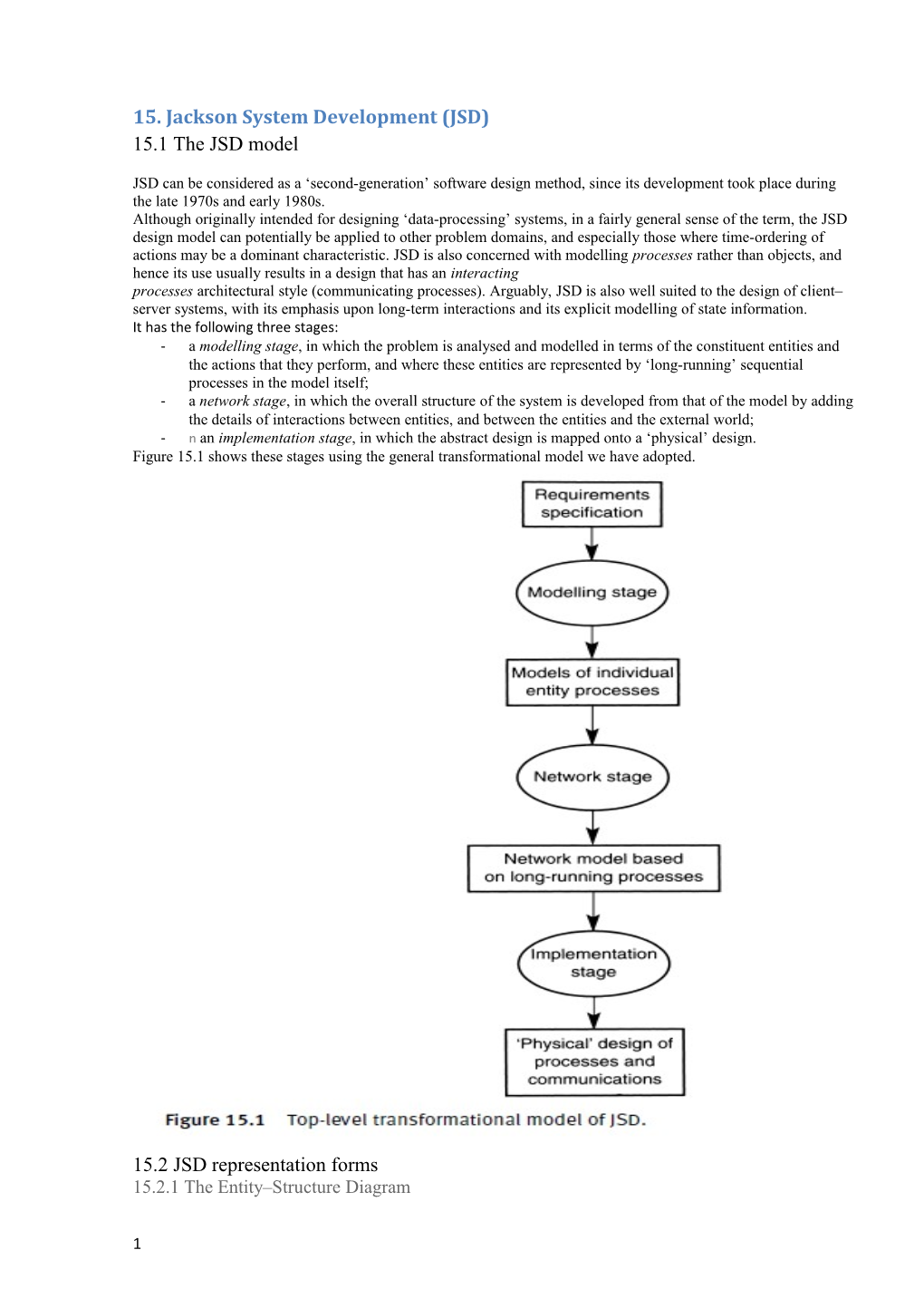 15. Jackson System Development (JSD)